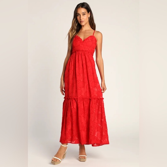 Lulu’s Charm and Charisma Maxi Dress - Picture 1 of 7